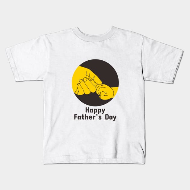 father's day Kids T-Shirt by Frozzy's